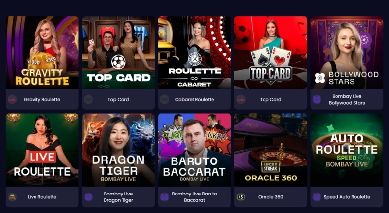 slotsgem live casino page